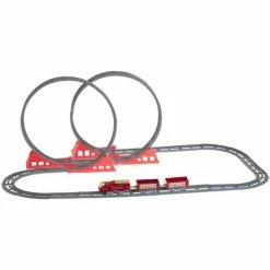 Féérie Lights & Christmas Train Looping Musical pour Village de Noël - Fééric Christmas Objets de décoration Couleur Multicouleurs