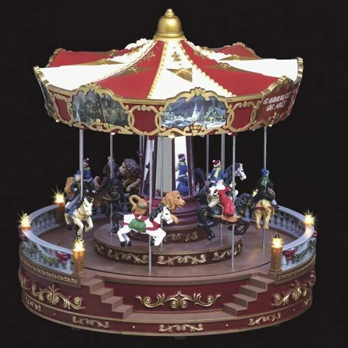 Féérie Lights & Christmas Village de Noël Grand Carrousel - Fééric Christmas Objets de décoration Couleur Multicolore 3 Féérie Lights & Christmas Village de Noël Grand Carrousel - Fééric Christmas Objets de décoration Couleur Multicolore