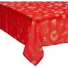 Féérie Lights & Christmas Nappe 140x240 cm rouge or Linge de maison Couleur Rouge -Christmas Soldes Boutique 24145124 500 A