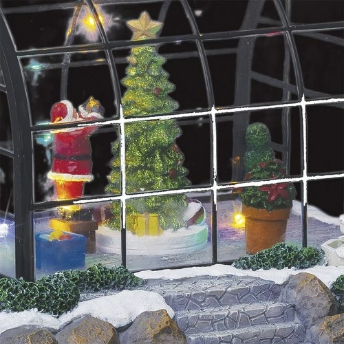 Féérie Lights & Christmas Village de Noël la serre du Père Noël 7 LED Objets de décoration Couleur Blanc 4 Féérie Lights & Christmas Village de Noël la serre du Père Noël 7 LED Objets de décoration Couleur Blanc – Image 2