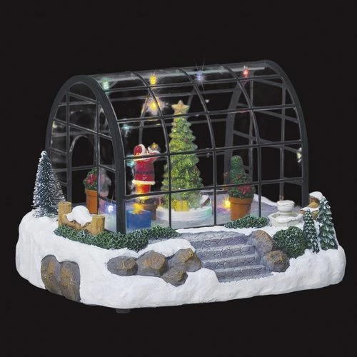 Féérie Lights & Christmas Village de Noël la serre du Père Noël 7 LED Objets de décoration Couleur Blanc 5 Féérie Lights & Christmas Village de Noël la serre du Père Noël 7 LED Objets de décoration Couleur Blanc – Image 3