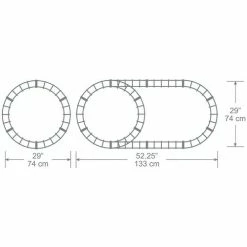 Féérie Lights & Christmas Train de Noël électrique 26 pièces Objets de décoration Couleur Rouge -Christmas Soldes Boutique 24191598 500 D