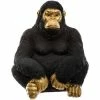 Féérie Lights & Christmas Gorille assis noir et or H50 Objets de décoration Couleur Noir