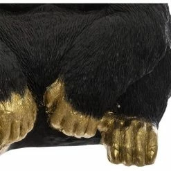 Féérie Lights & Christmas Gorille assis noir et or H50 Objets de décoration Couleur Noir -Christmas Soldes Boutique 24199183 500 C